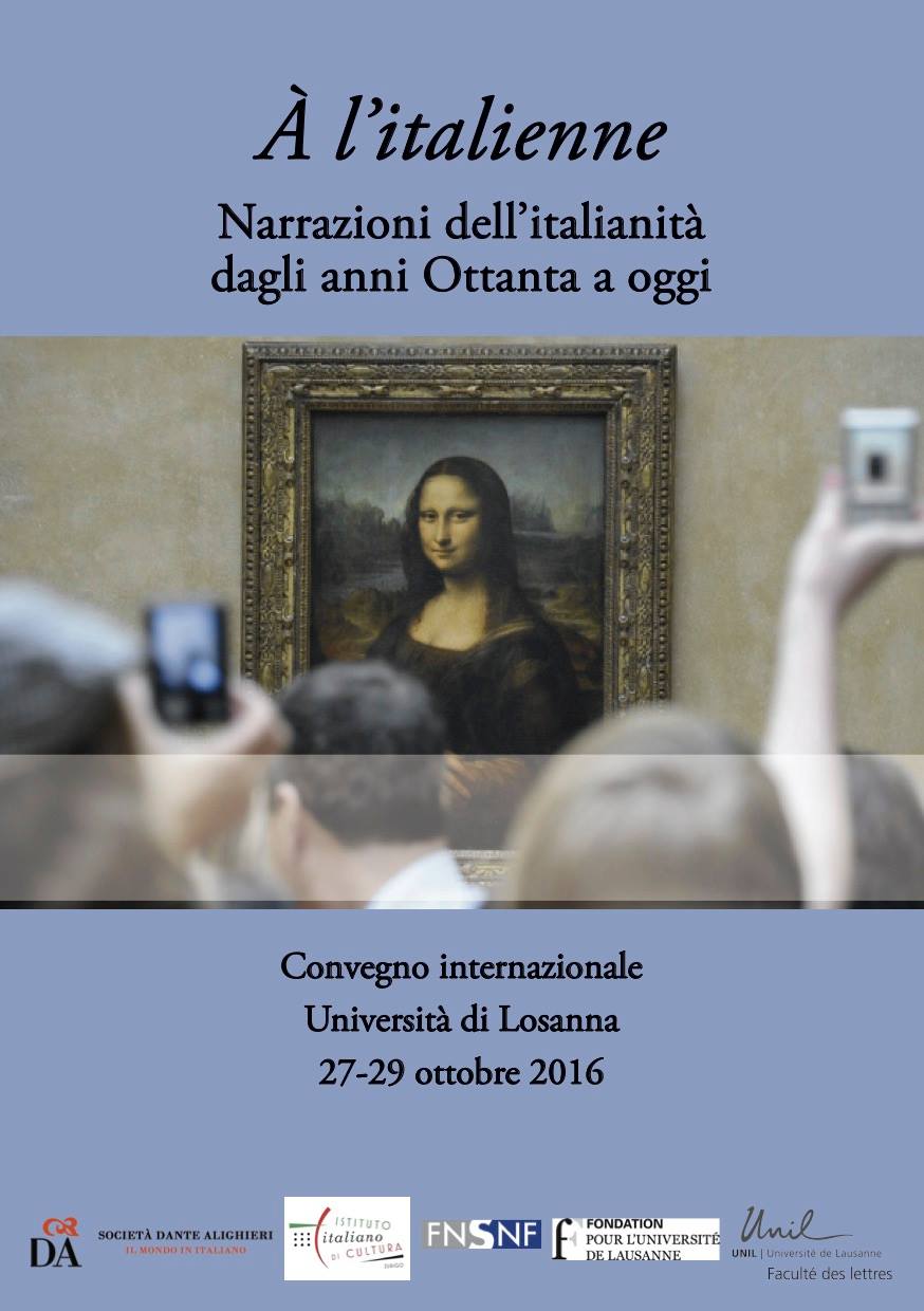 Convegno internazionale “A l’italienne: narrazioni dell’italianità dagli anni Ottanta a oggi”