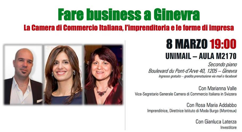 8 marzo – Fare business a Ginevra