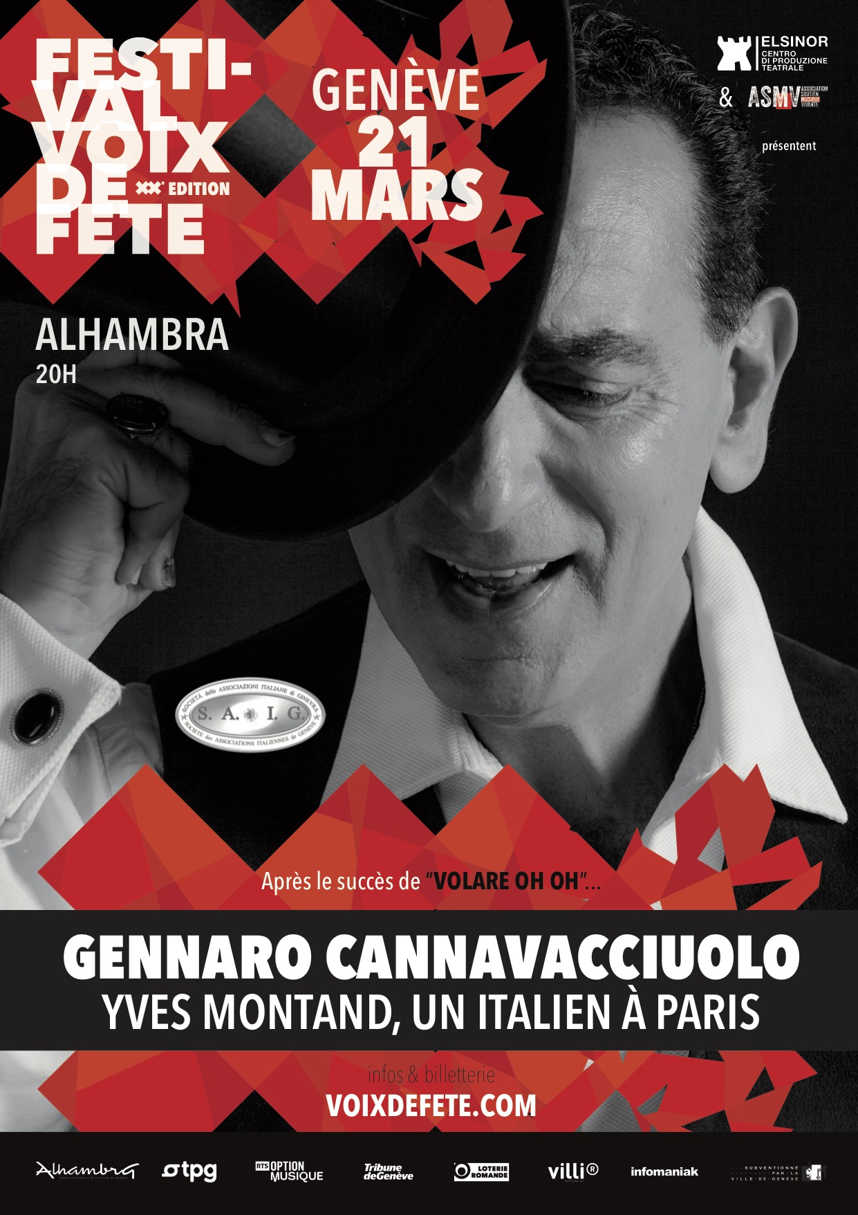 “Yves Montand – un italien à Paris” 21 marzo, cinema Alhambra, ore 20.00